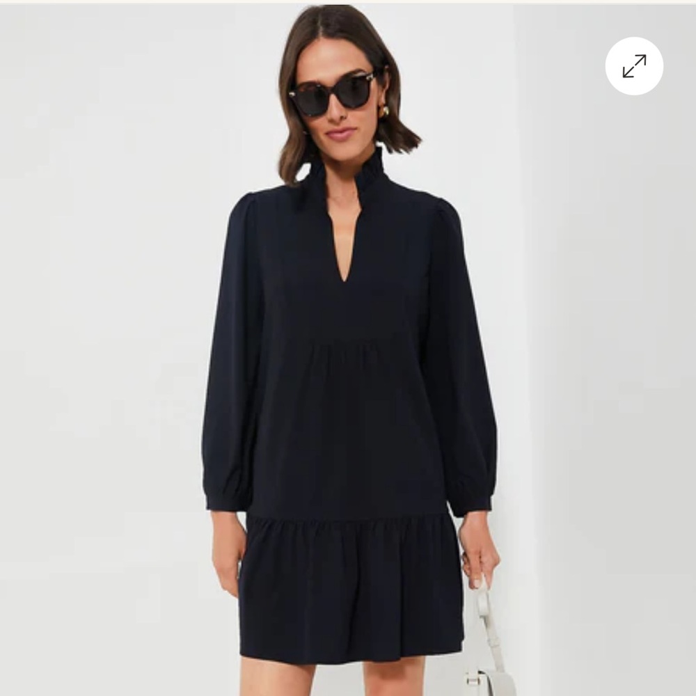 TUCKERNUCK NAVY CREPE PALMERSTON DRESS XL - Picture 2 of 8